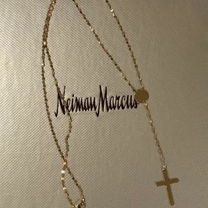 LANA Jewelry 14k Cross Necklace
